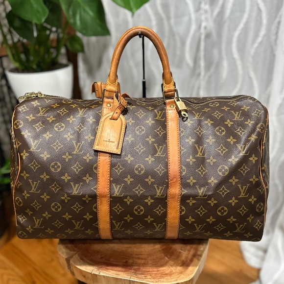 Louis Vuitton Handbags - Louis Vuitton Keepall 50 Travel Duffle Bag 1999 w/ Lock Key #307 Vintage